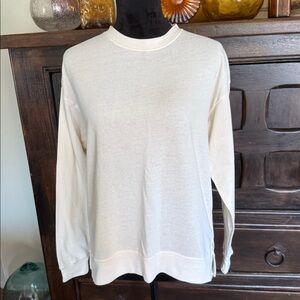 NWT Crown & Ivy Cream Pullover